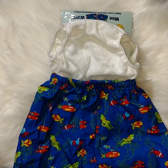 Infant swim trunks w/ built in waterproof diaper - Picture 4 of 11